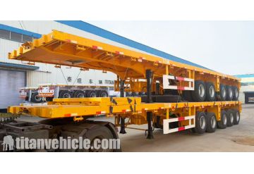 5 Axle Semi Flatbed Trailer will be Shipped to Sierra Leone