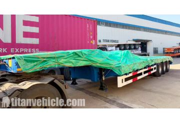 3 Axle 80 Ton Lowbed Trailer Truck will be Shipped to Tanzania