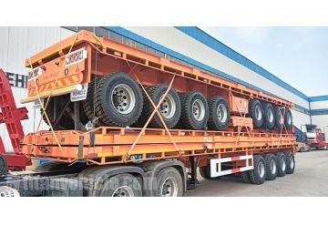 4 Axle Flatbed Trailer Manufacturers will be Sent to Saudi Arabia