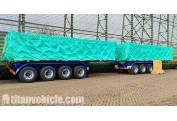 4 Axle End Dump Trailer will be Sent to Senegal
