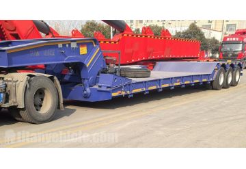 3 Axle Detachable Lowboy Trailer will be sent to Guyana