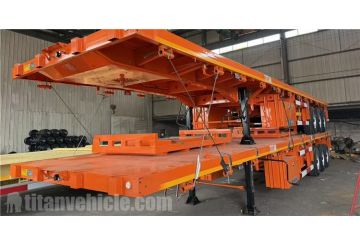 3 Axle 40ft Flatbed Trailer will be sent to Kenya