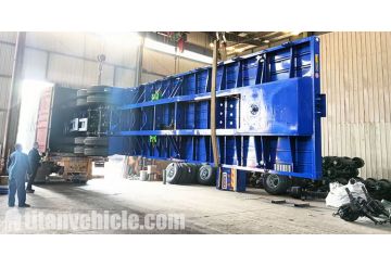4 Axle Flat Bed Trailer will be Sent to Zambia