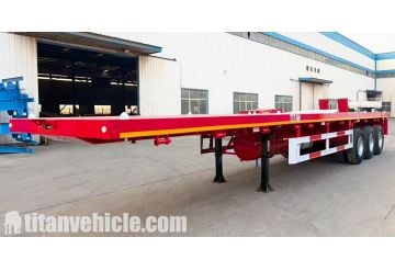 New Model Tri Axle Flatbed Trailer will be Sent to Ghana