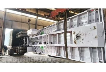 60 Ton Fence Cargo Semi Trailer will Sent to Uganda