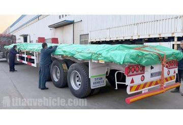 60 Ton Fence Cargo Semi Trailer Ready Ship to Mozambique
