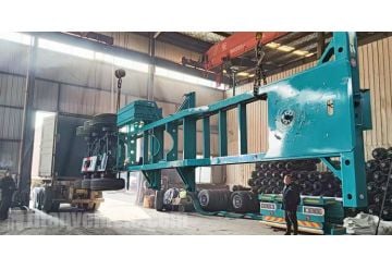 Tri Axle 40FT Container Chassis Trailer will be sent to Côte d'Ivoire