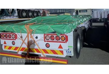 3 Axle 60 Ton Fence Semi Trailer will be sent to Kenya