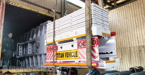 Tri Axle Sidewall Semi Trailer will be Sent to Zimbabwe
