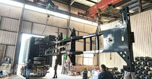 40Ft Container Chassis Trailer will be Sent to Guam