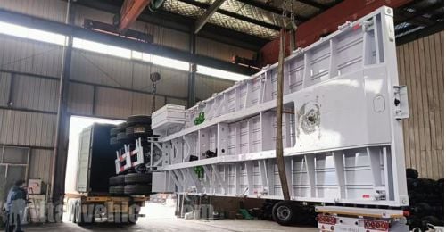 Tri Axle Trailer will be sent to Zimbabwe by Container