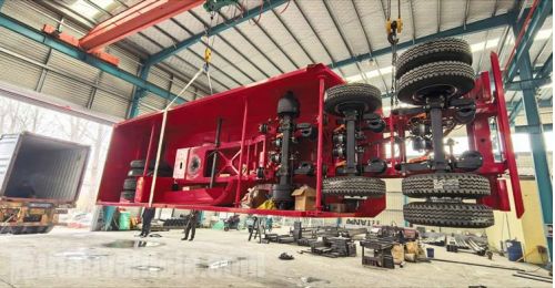 3 Axle Dump Semi Trailer will be sent to Guatemala