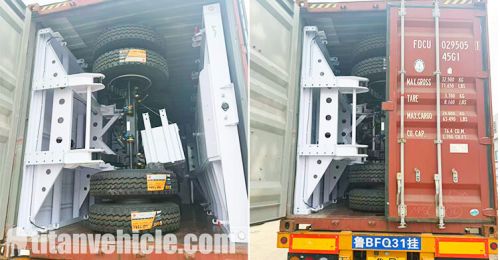 4 Axle Flatbed Tractor Trailer will be Shipped to Tanzania