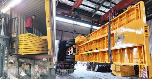 Tri Axle Dropside Trailer will be Sent to Zambia