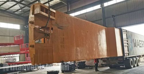 3 Axle RGN Removable Gooseneck Trailer will be Shipped to Sierra Leone