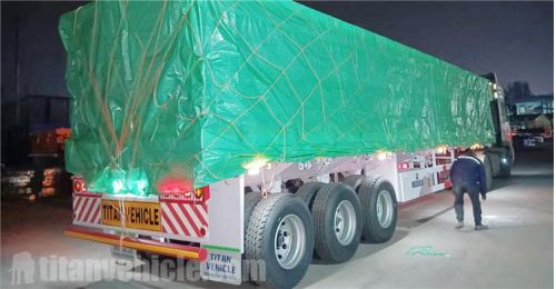 13m Flatbed Trailer will be shipped to Kenya