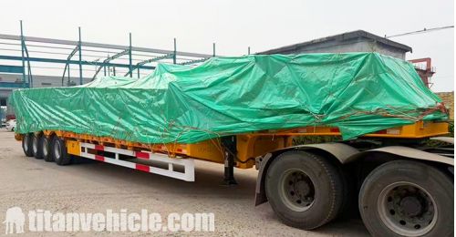 4 Axle 100 ton Low Loader will be Sent to Ghana