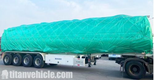 4 Axle 6 Compartments Fuel Tanker Trailer will be shipped to Congo