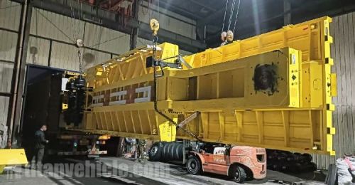 3 Axle Semi Low Bed Trailer will be Shipped to Senegal