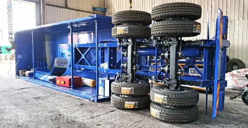 2 Axle Semi Tipper Trailer will be Shipped to Zambia