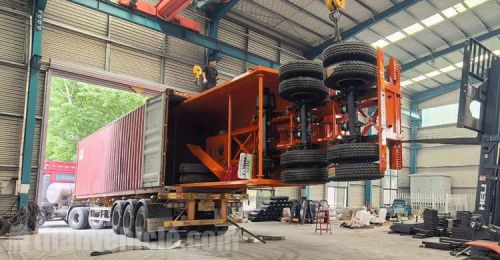 3 Axle Tipper Semi Trailer will be sent to Guatemala by Container