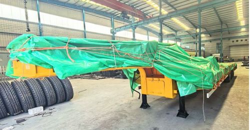 3 Axle Lowbed Trailer Will Be Sent to Guatemala