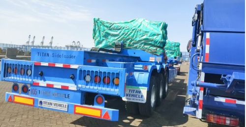 Container Side Loader will be Sent to Papua New Guinea