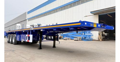 Limited Stock Tri Axle Flatbed Trailer FOB Price 10400
