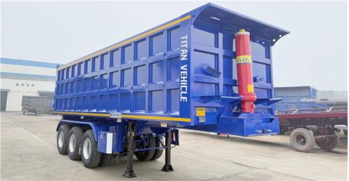 Promotion! 3 Axle 35CBM Semi Tipper Trailer FOB Price: 13000 USD