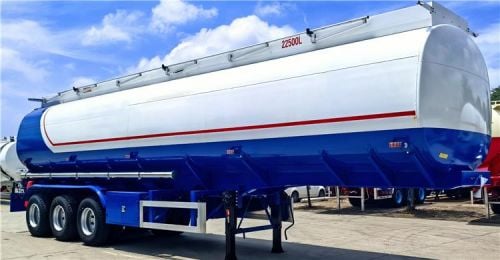 Clearance: 3 Axle 42000L Petrol Tanker 6 Compartments FOB Price 15000 USD