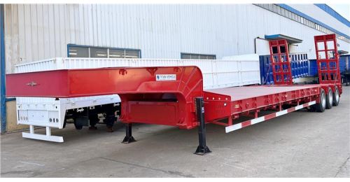 3 Line 6 Axle 120T Lowbed Trailer FOB Price 20600 USD