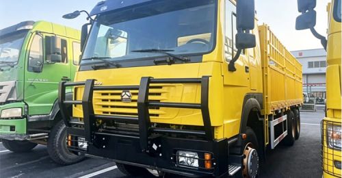 Ready Stock Used Howo Fence Cargo Truck FOB Price Only 17500 USD