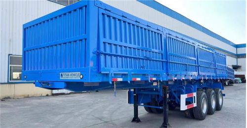 Promotion! 3 Axle 34 Ton Side Dump Trailer FOB Price: 13200 USD