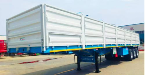 Ready to Ship 3 Axle Side Wall Trailer FOB Price: 10900 USD