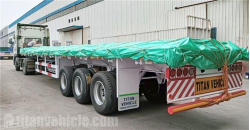 Tri Axle Fence Cargo Trailer will be sent to Kenya