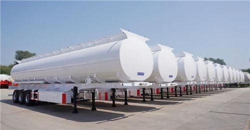 3 Axle 45000 Liters Oil Tanker Trailer FOB Price: 17500 USD