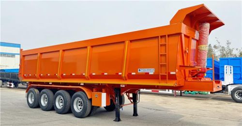 4 Axle U Shaped Dump Trailer FOB Price: 18000 USD