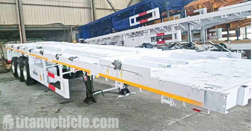 Tri Axle Dropside Trailer will be Shipped to Zambia