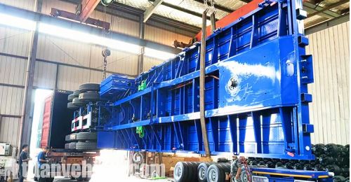 40 Feet Flatbed Trailer will be Exported to Uganda