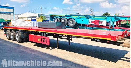 3 Axle Heavy Duty Flatbed Trailer will be Sent to Zambia