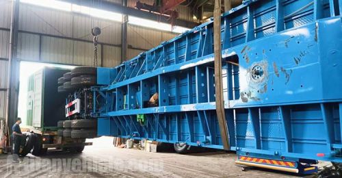 Tri Axle Trailer with Front Board will be sent to Tanzania