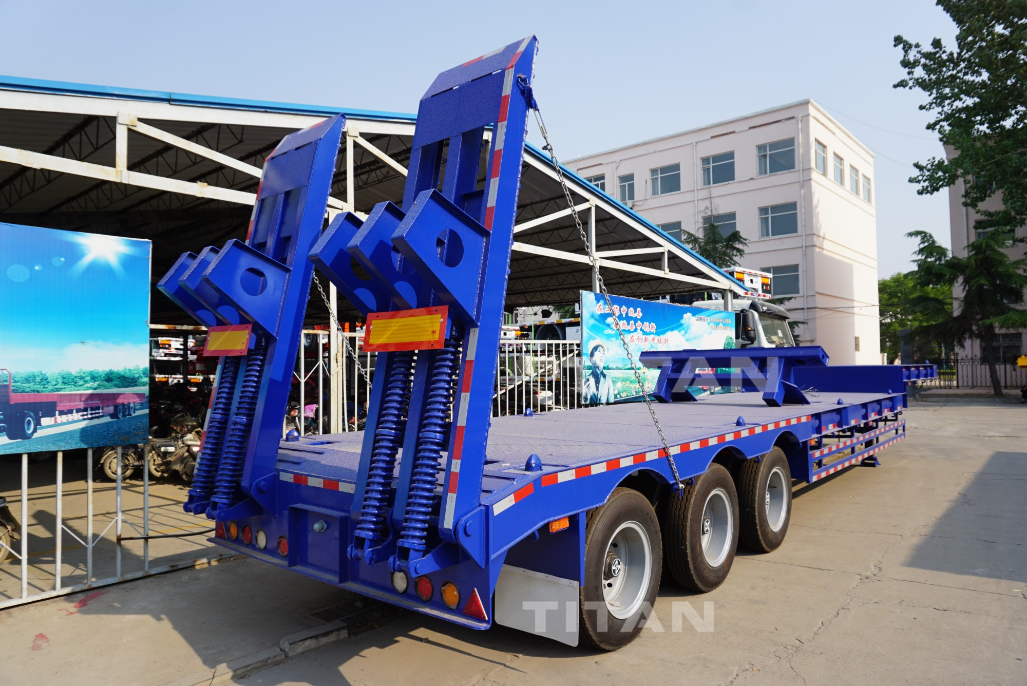Heavy-duty low floor trailer 45 ton ~ 75 ton