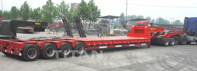 150 ton low bed trailer with dolly