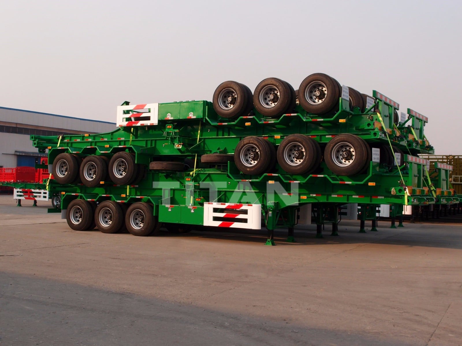 3 axle 40 foot skeletal trailer 3 axle 40 foot skeletal trailer