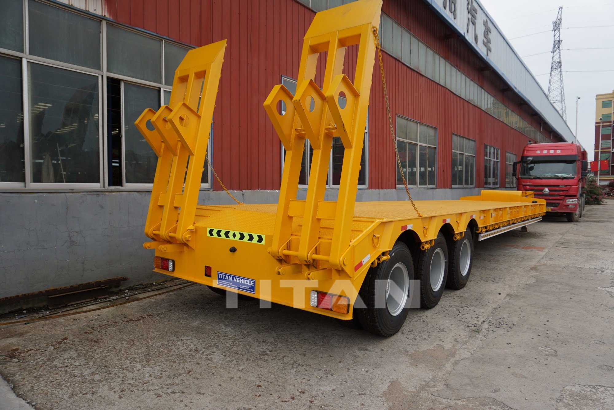60 Ton Lowbed Trailer 3 axles