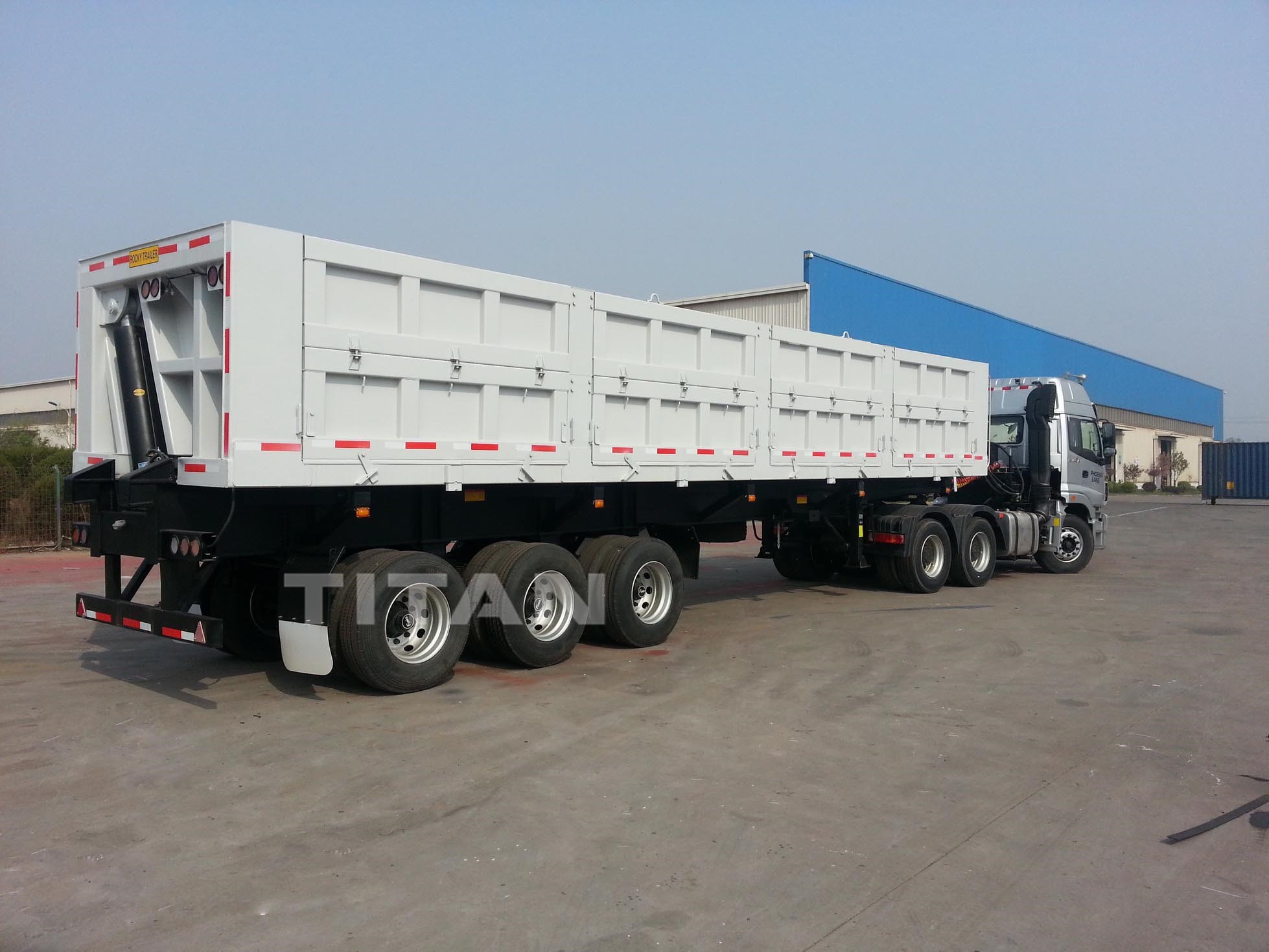 side dump tipper trailers for sale