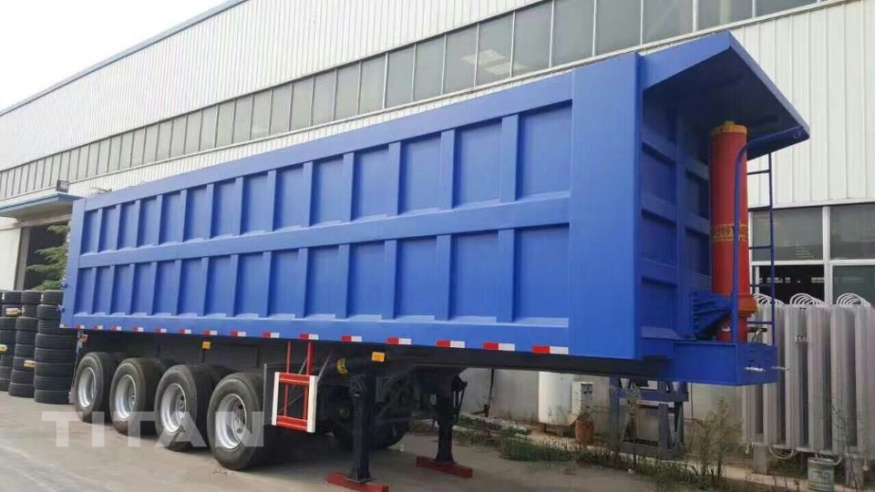 4 axle 70 ton dumper trailer