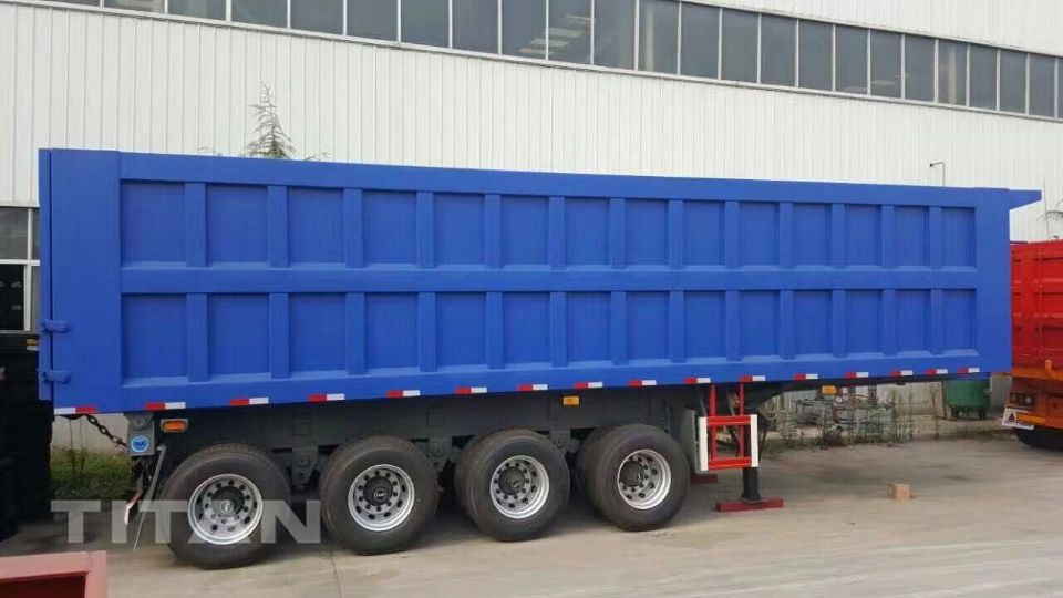 4 axle 70 ton dumper trailer