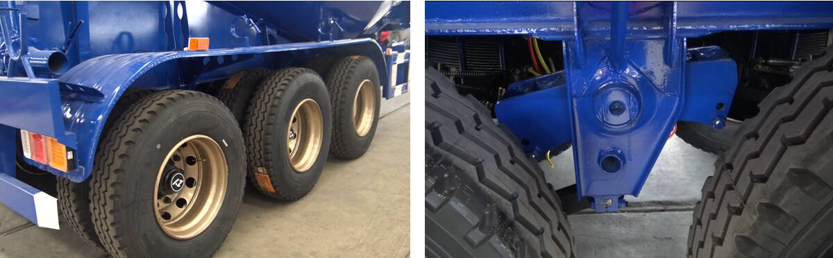 3 axle dry bulk cement tanker trailer details