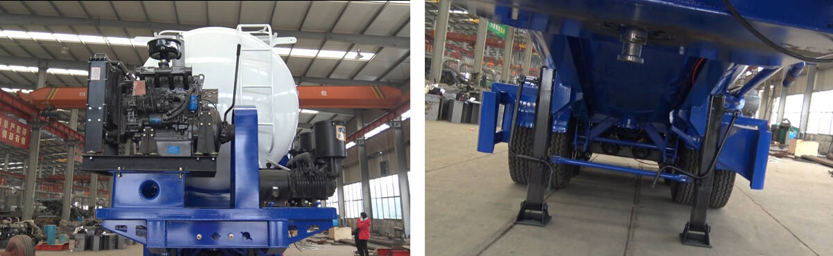 3 axle dry bulk cement tanker trailer details